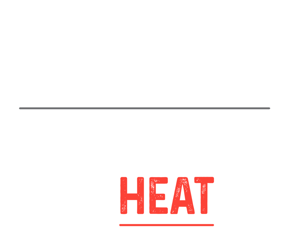 Bring on the Flavor/Bring on the Heat chart headline for tall screens