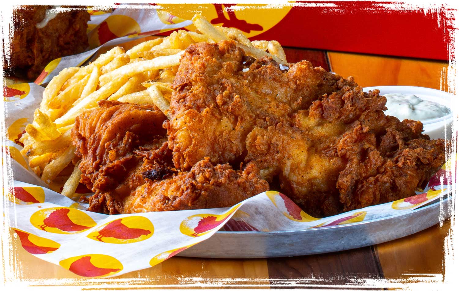 Joella's Crispy Cod plate
