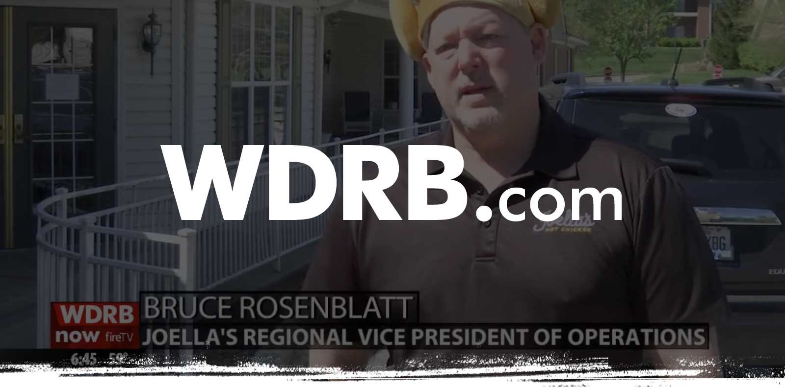 WDRB.com logo on video of Bruce Rosenblatt talking to reporter