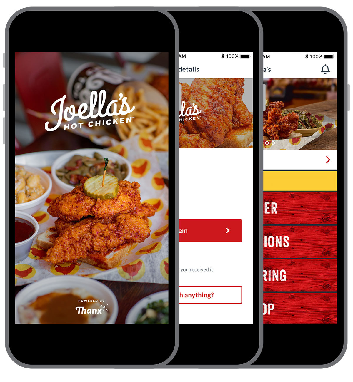 Joella's Rewards app screen examples